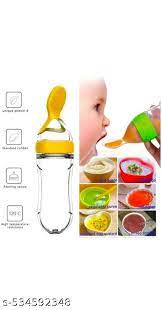 Silicone Bottle Feeding Baby Spoon Feeder