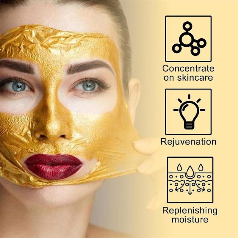Retinol golden mask deep moisturizing  anti-aging lifting oil tear-off (Copy)