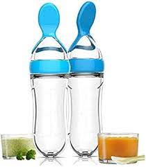 Silicone Bottle Feeding Baby Spoon Feeder